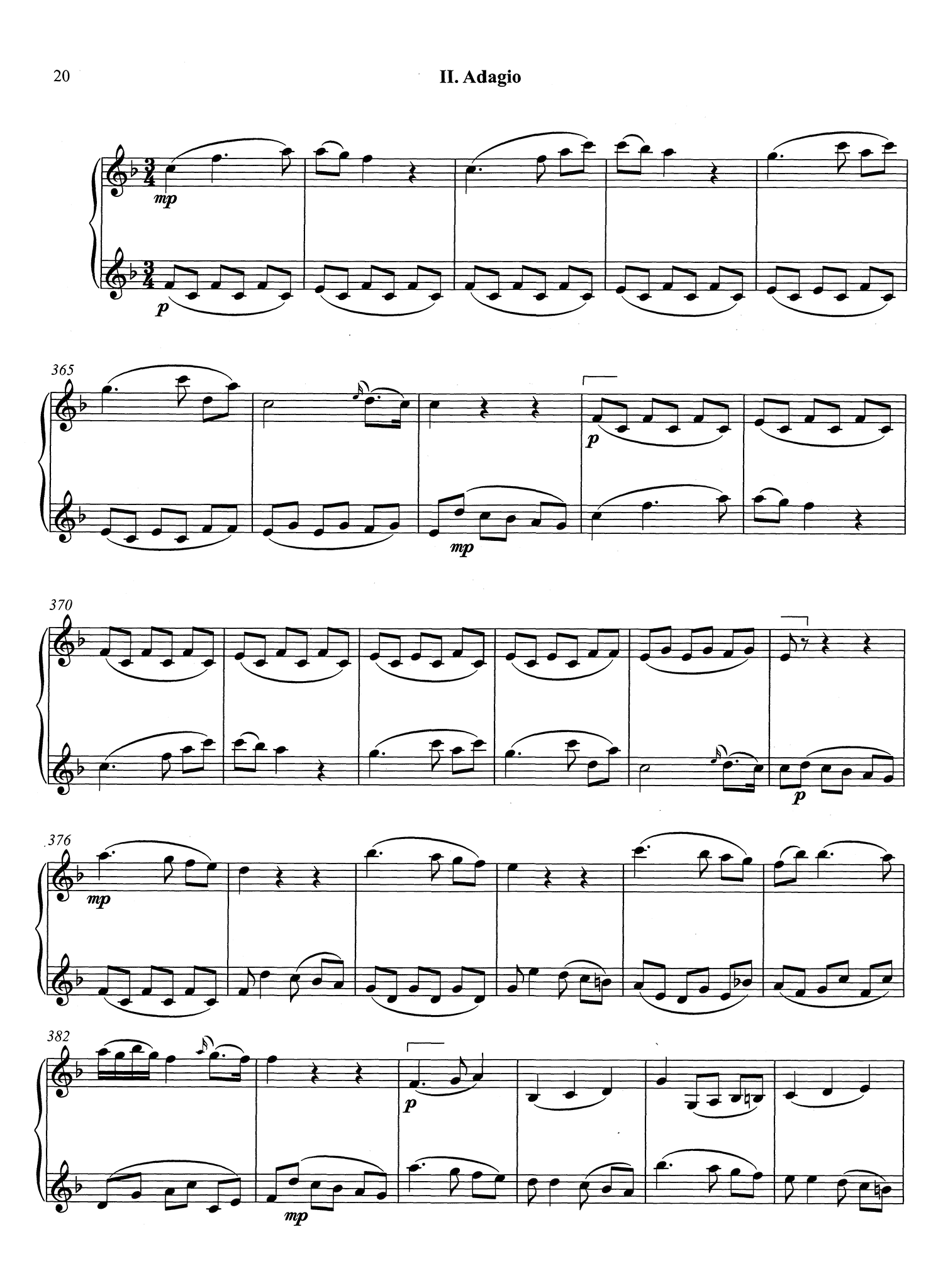 Mozart Concerto K. 622 Clarinet duet - Movement 2