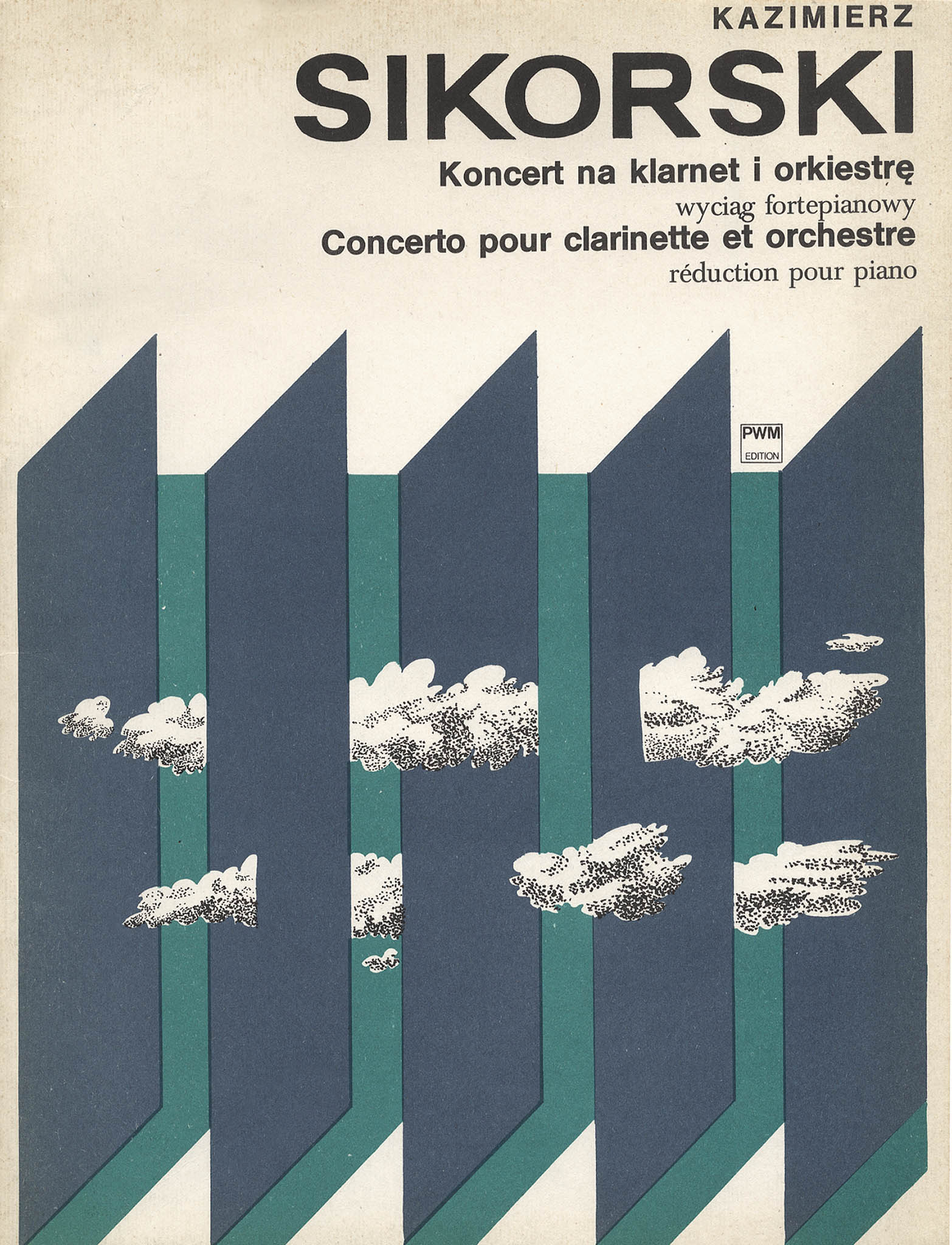 Kazimierz Sikorski Clarinet Concerto piano reduction cover