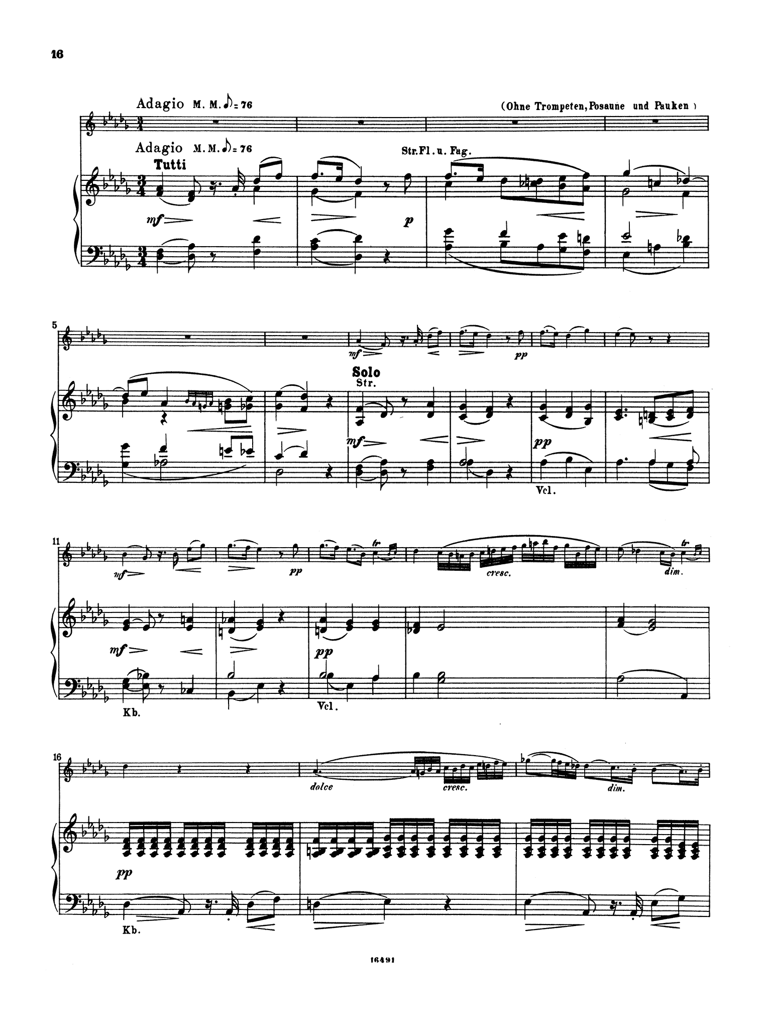 Clarinet Concerto No. 3 in F Minor, WoO 19 - Movement 2