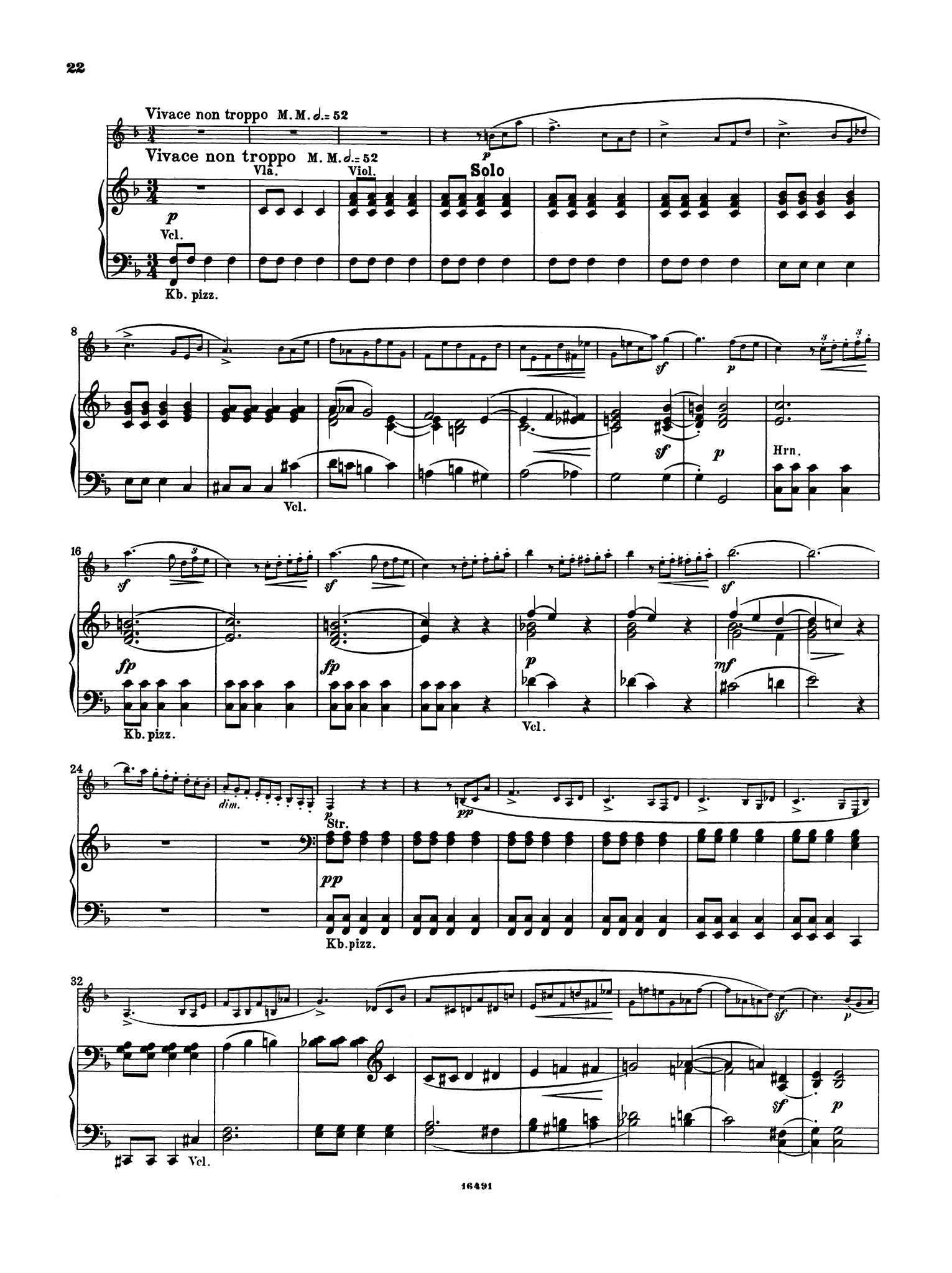 Clarinet Concerto No. 3 in F Minor, WoO 19 - Movement 3