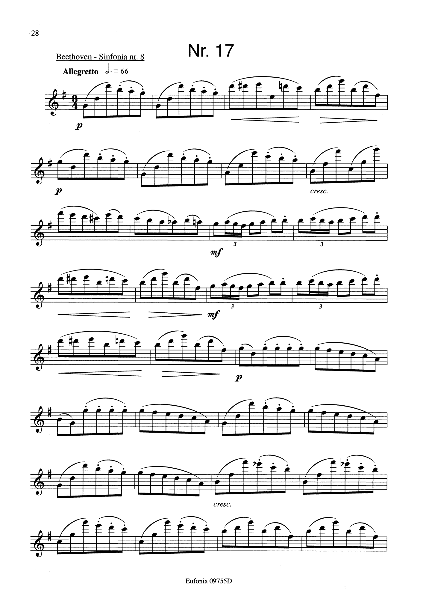 Alexander Stark 24 Studies for Clarinet page 28