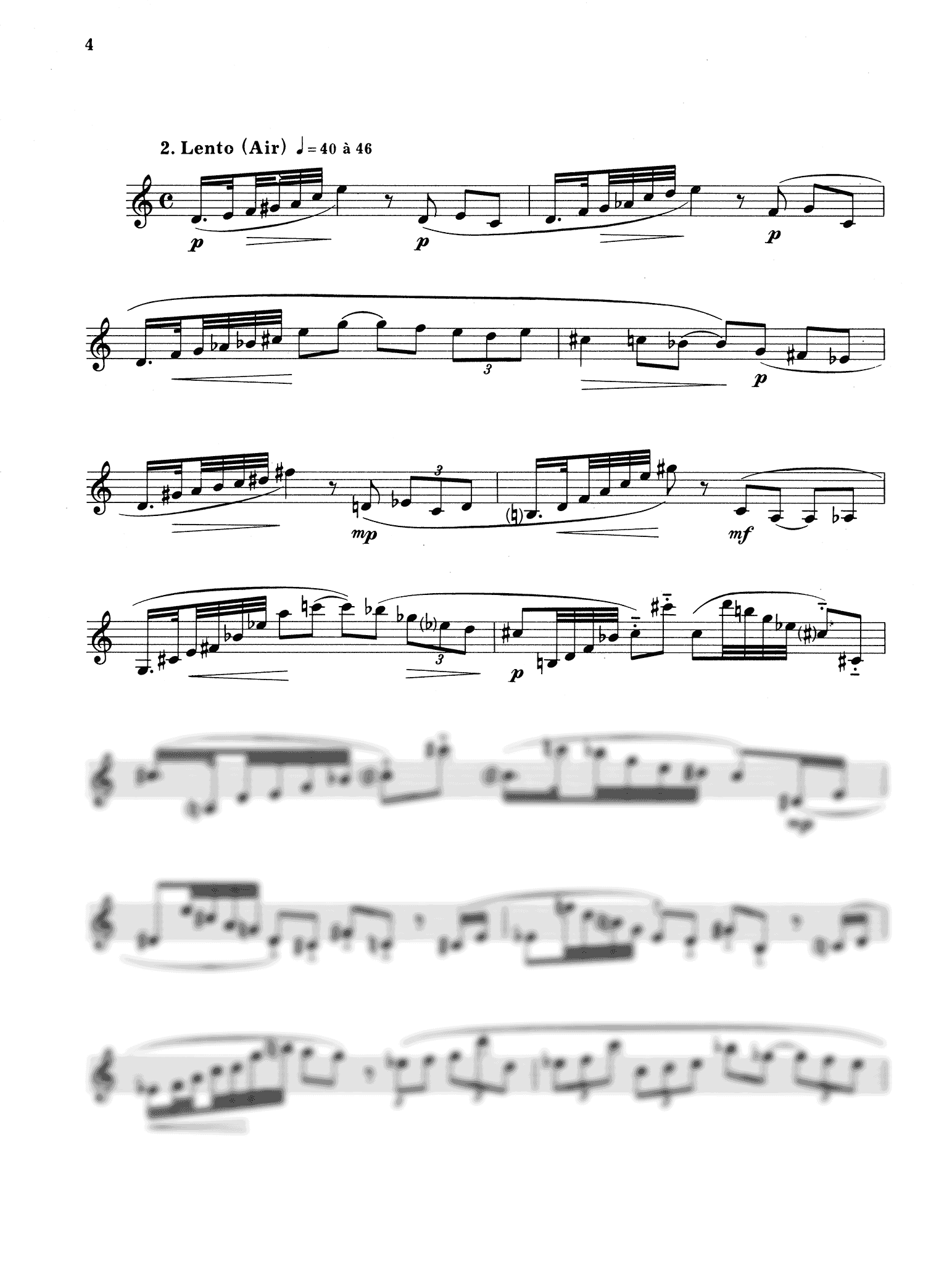 Raffaele d’Alessandro Suite for Solo Clarinet, Op. 64 - Movement 2