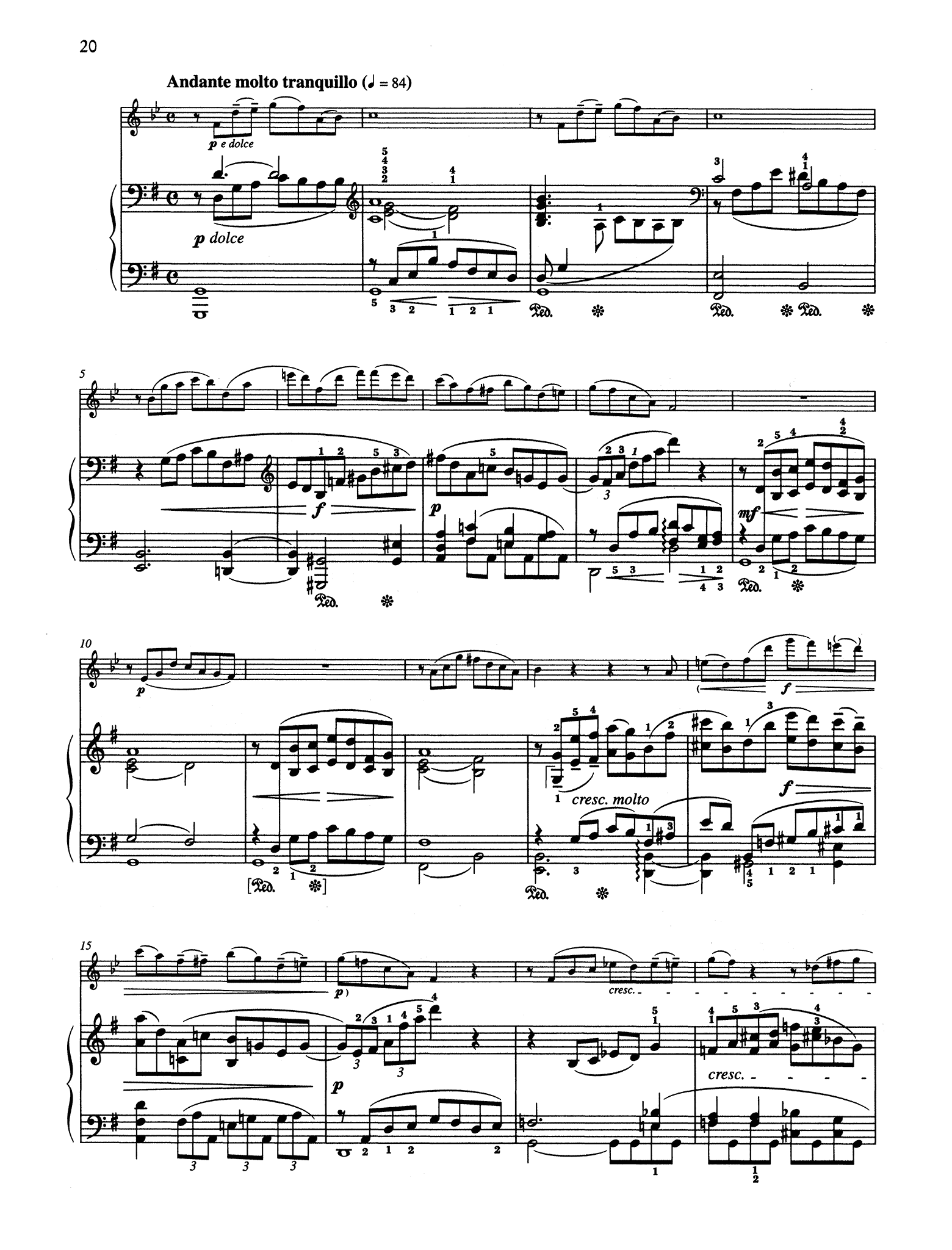 Sonata for Clarinet & Piano, Op. 167 ‘Undine’ - Movement 3